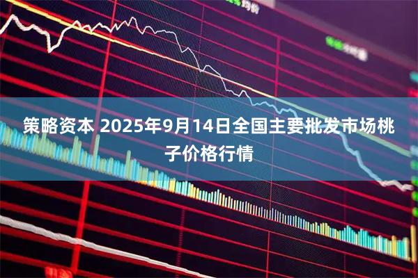 策略资本 2025年9月14日全国主要批发市场桃子价格行情